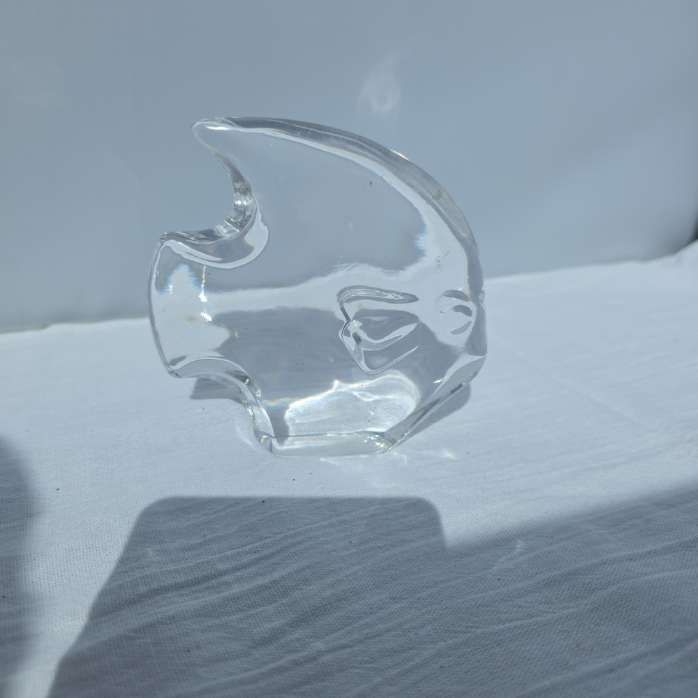 Goebel Glass Fish Paperweight Small Art Glass Nautical Desk Home Decor - Picture 2 of 7